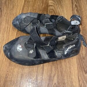 Evolv Phantom Climbing Shoes - Men's Black/White 9.5 ‎ vintage made in USA